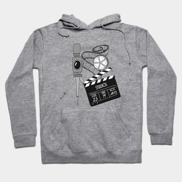 Movie Behind The Scenes Hoodie by ShutterStudios